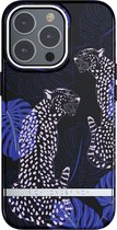 Richmond & Finch - Trendy iPhone 13 Pro Hoesje - blue cheetah