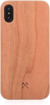 Woodcessories - EcoCase Classic iPhone X/Xs Houten Hoesje | Bruin