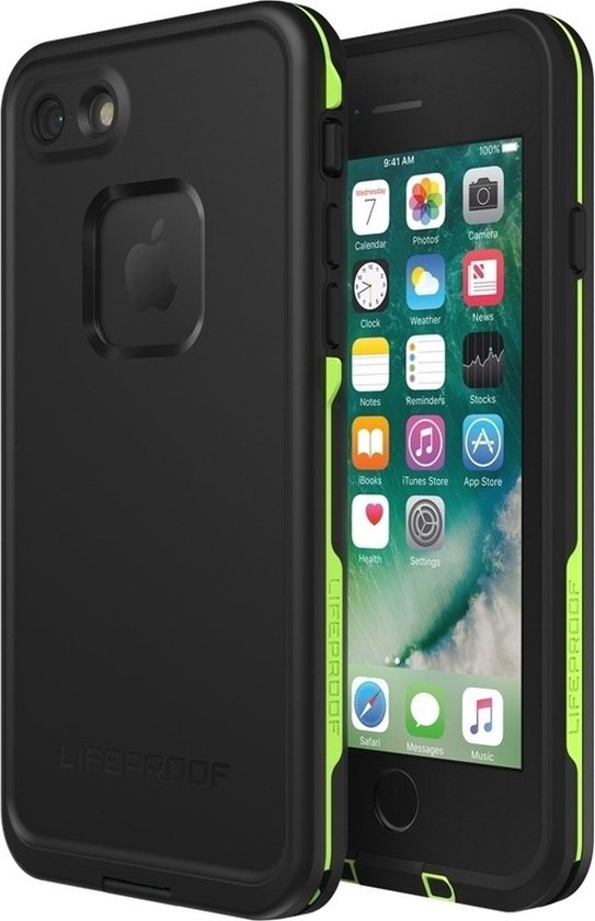 Lifeproof Fre Apple iPhone 8 / 7 Hoesje Back Cover Waterdicht Zwart