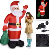 Père Noël gonflable, avec des lumières, 195 cm de haut, Figurine de Noël, Décoration de Noël, Décorations de Noël, Noël 2021