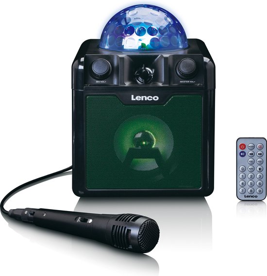 Lenco BTC-055BK - Kit karaoké Bluetooth avec ampoule