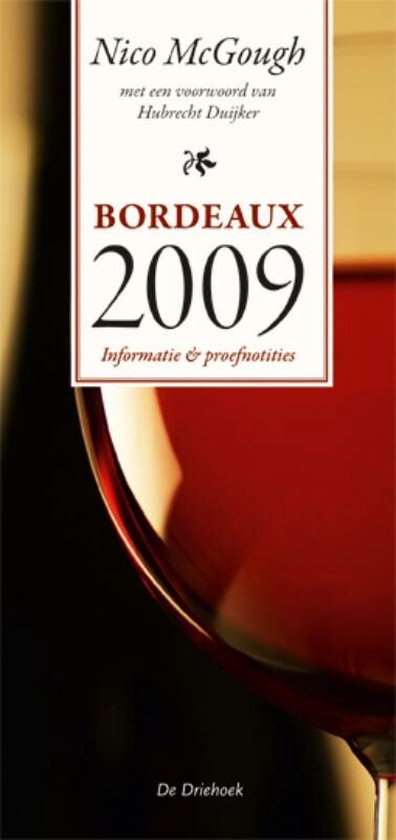 Cover van het boek 'Bordeaux 2009' van Nico McGough