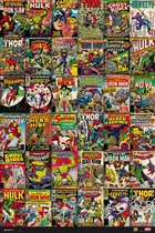Grupo Erik Marvel Comics Classic Covers  Poster - 61x91,5cm