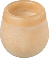 Geurkaars | glas | beige | 10x10x (h)10 cm