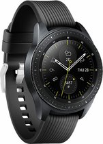 Samsung Gear Sport bandje / Galaxy Watch 42mm SM-R810 / Galaxy Watch 42mm SM-R810 silicone zwart large