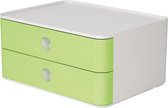 HAN HA-1120-80 Smart-box Allison Met 2 Lades Limoen Groen, Stapelbaar