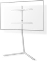 Nedis TVSM5250WT Tv-vloerstandaard 49 - 70 Inch Maximaal 40 Kg Ontwerp Met Stevige V-voet Wit