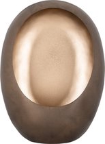 Kandelaar Egg - Standing Egg holder - goud - 60 cm hoog - groot