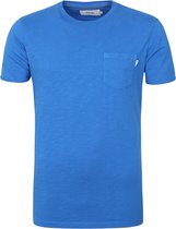 Shiwi - T-Shirt Marc Blauw - S - Regular-fit