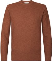 Profuomo - Pullover Garment Dye Bordeaux - Heren - Maat XL - Modern-fit
