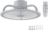 Maerex® Plafondventilator Met LED Verlichting - Moderne Ventilator - Plafond Verlichting - Plafondlamp - Lamp - 50cm Diameter - 114W