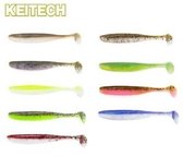 Keitech Easy Shiner 4 - 10cm (7 pcs) - Kleur : Chartreuse Shad