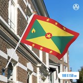 Vlag Grenada 100x150cm - Glanspoly