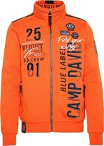 Camp David ® sweatjack met labelapplicaties