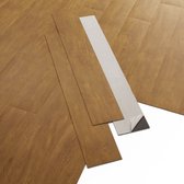 GENERIQUE - PVC-vloeren - zelfklevende planken - houtdessin - goudbeige - 2,23m²/16 planken
