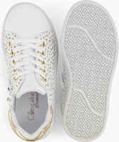 cupcake couture Witte sneaker metallic stippen - Maat 29