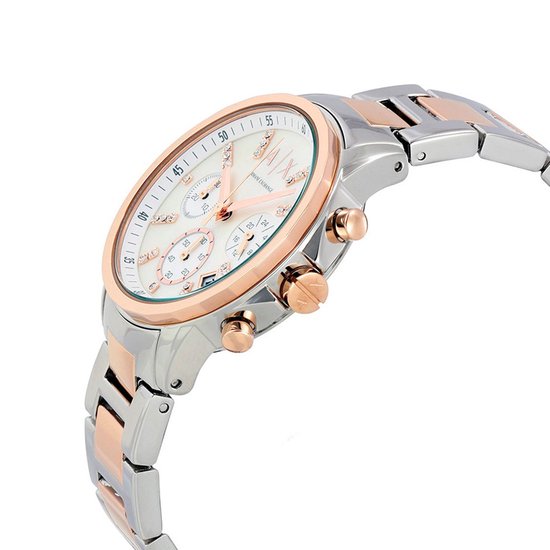 Armani Exchange Women Chronograph Quartz Watch Lady Banks