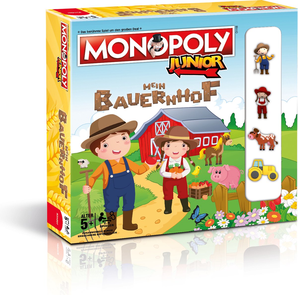 Winning Moves Monopoly Junior Mein Bauernhof Bordspel Economic simulation