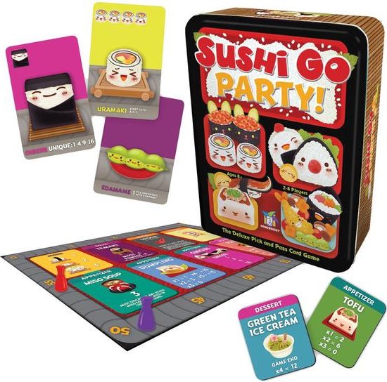 Asmodee Sushi Go Party! – Kaartspel In Het Frans – Snel, Leuk En Strategisch Voor Het Hele Gezin
