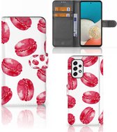 Hoesje ontwerpen Geschikt voor Samsung Galaxy A53 GSM Hoesje Pink Macarons