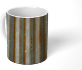 Mok - Golfplaten - Retro - Roest - 350 ML - Beker - Uitdeelcadeautjes