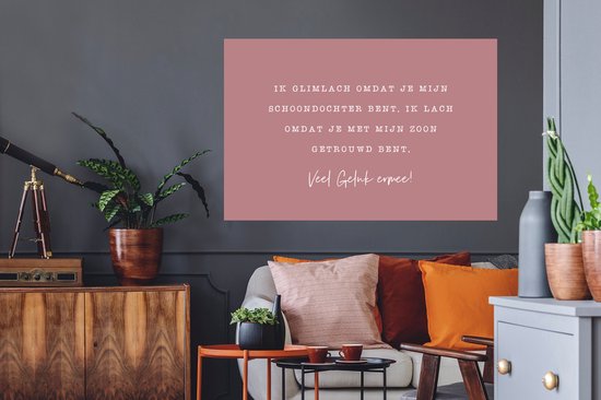 Stickers Stickers muraux - Mariage - Proverbes - Belle-fille - 120x80 cm - Feuille adhésive