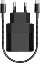 Samsung USB C Power Delivery Snellader met Korte 30 CM Oplader Kabel