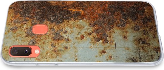 Coque Samsung Galaxy A20e - Tôle Acier - Ancien - Rouille - Siliconen Phone case