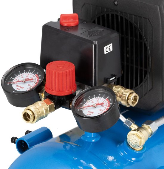 Compressor HL 260-25 8 bar 2 pk/1.5 kW 206 l/min 24 l — afbeelding 2