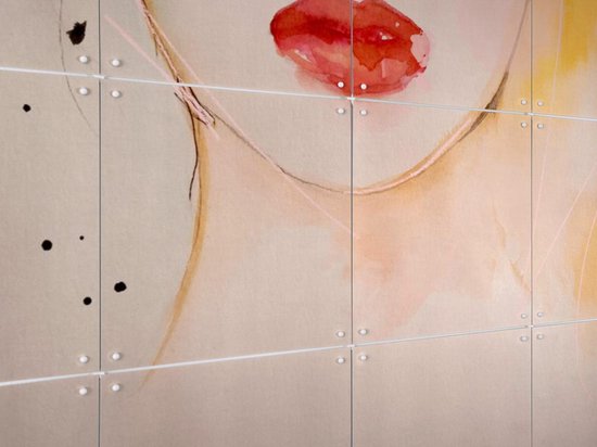 IXXI Sphere, Leigh Viner - 100 x 140 cm - Support de suspension gratuit - Grande décoration murale et posters - Aquarelle, Illustrations, Salon, Chambre, Mode