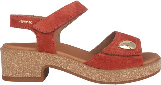 Mephisto TIARA Terracotta dames sandaal bruin oranje