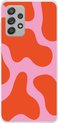 Vlekken patroon, Rood, Roze