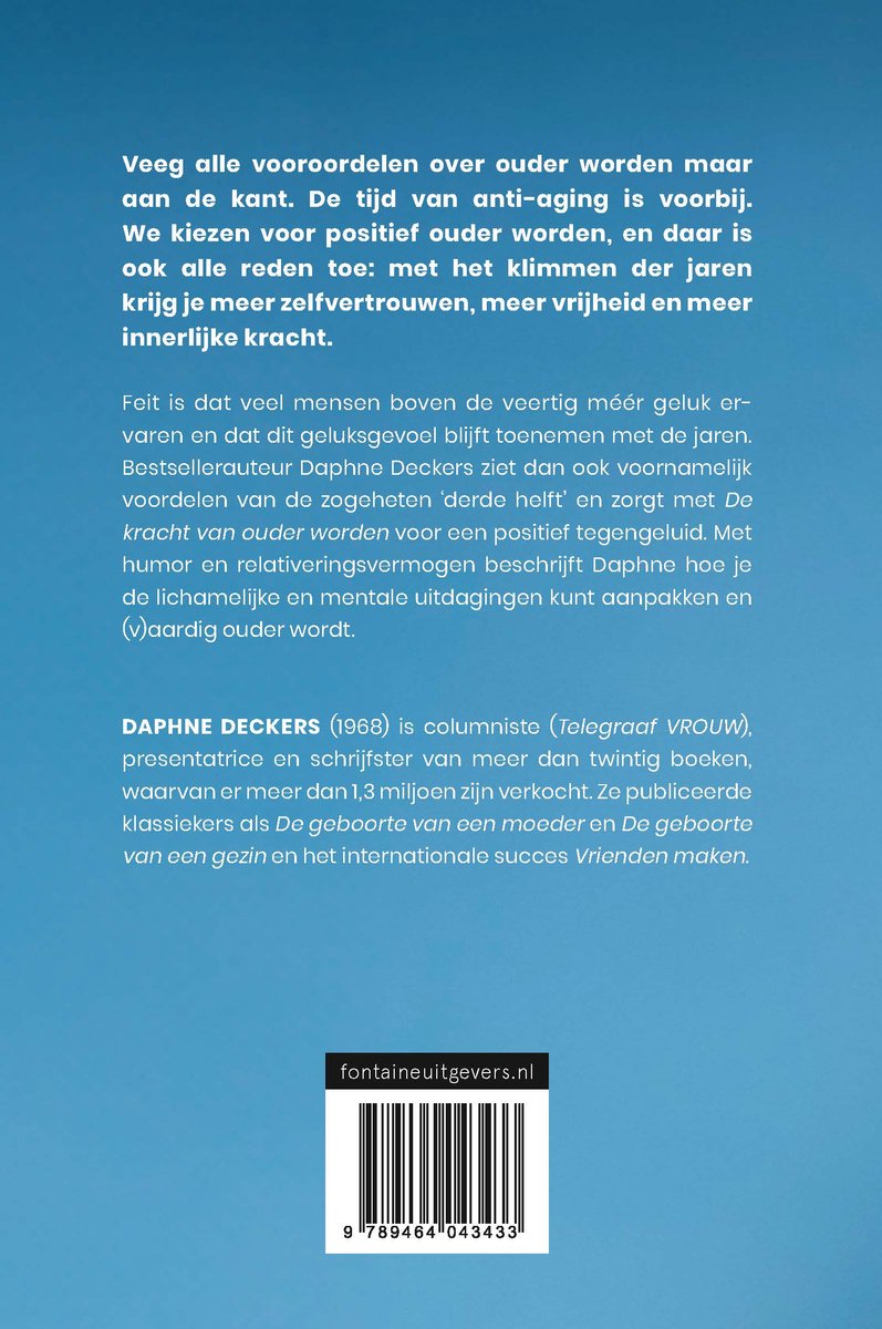 De kracht van ouder worden - back cover