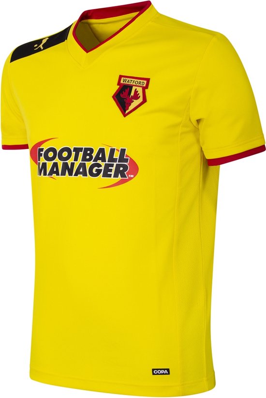 Foto: Copa watford fc 2012 13 retro voetbalshirt mannen geel xxl