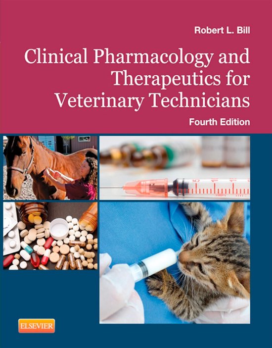 Clinical Pharmacology and Therapeutics for Veterinary Techni ... - cover