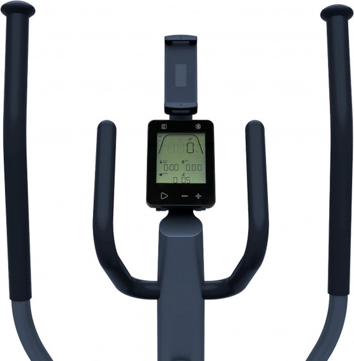 Afbeelding 2 van Kettler HOI Cross Crosstrainer Blueberry green – Magnetisch Handremsysteem, 10 Weerstandsniveaus, LCD Display, ANT+ Connectiviteit, Smartphone- en Tablethouder