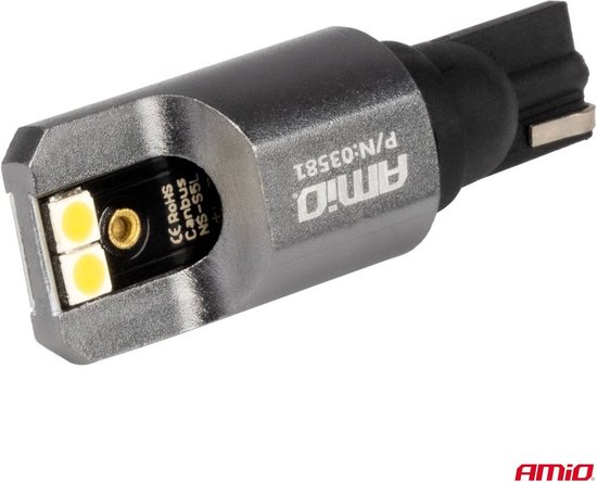 Ampoules LED CANBUS PRO série AMiO T15 W16W 4x3030 SMD Wit 12/24V FULL CANBUS