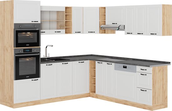 Hoekwandkast Karen Sonoma/Wit 42.4 x 75 cm Vicco | Sonoma/Wit | Hoekbovenkast | 406673146900006