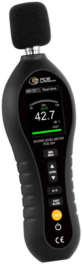 PCE Instruments PCE-324 Decibelmeter 30 - 130 dB | bol