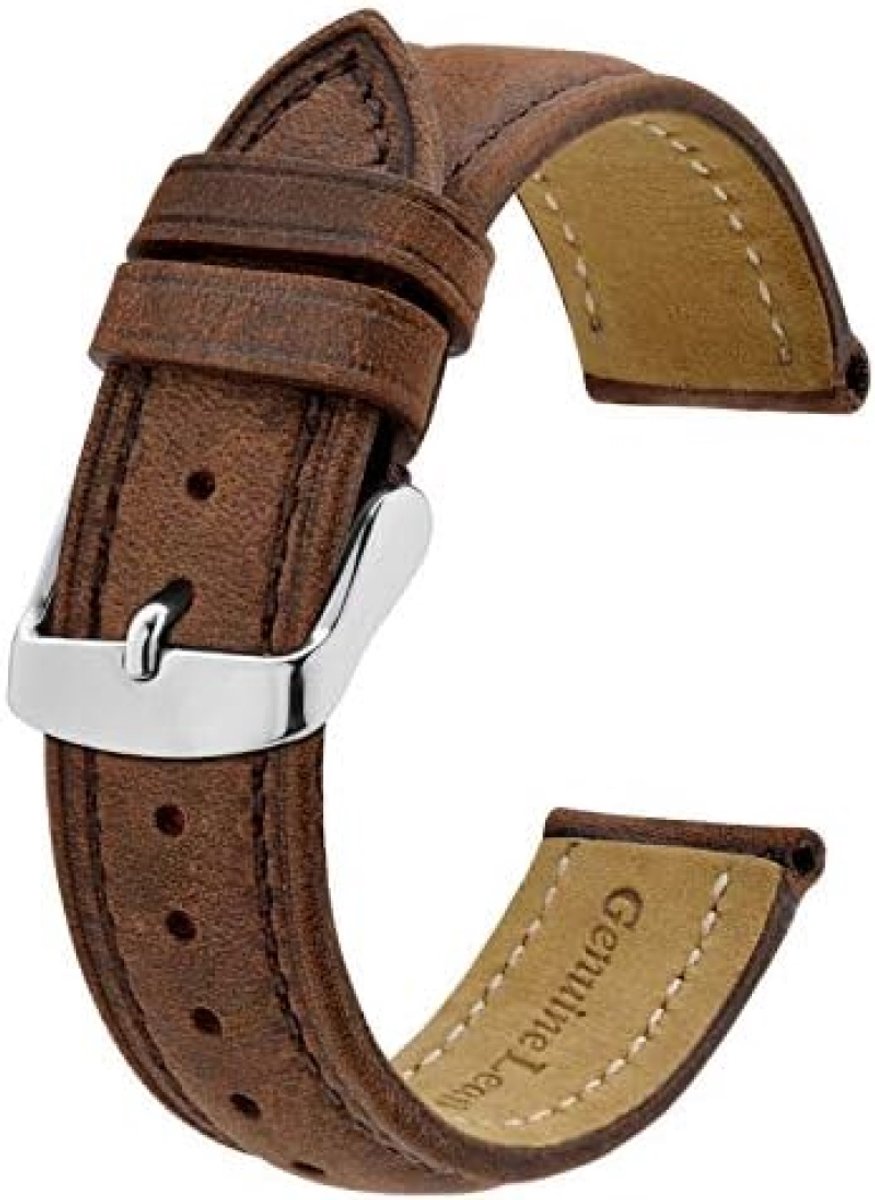 Horlogebandje, Vintage Lederen Vervangende Armband, Band Breedte-14mm 15mm 16mm 17mm 18mm 19mm 20mm 21mm 22mm 23mm 24mm