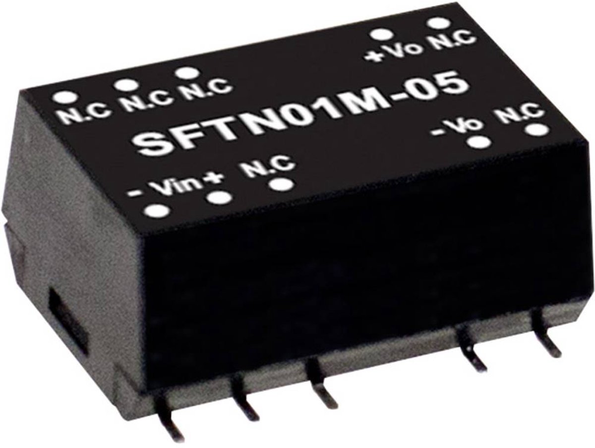 MEAN WELL SFTN01M-12 DC/DC-convertermodule 84 mA 1 W Aantal uitgangen: 1 x Inhoud 1 stuk(s)