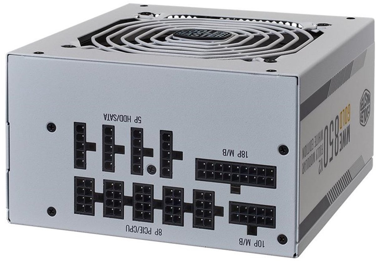 Cooler Master Mwe Gold 850 V2 Atx 3.1 White Edition - 850 W voeding - afbeelding 5