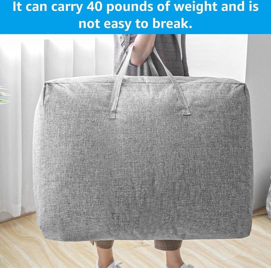 Lot De 3 Sacs De Rangement Pour Vêtements De 35 L, Pliables Sous Le Lit Boite Rangement, Housse