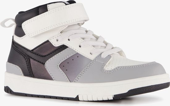 Blue Box hoge jongens sneakers zwart wit - Maat 32