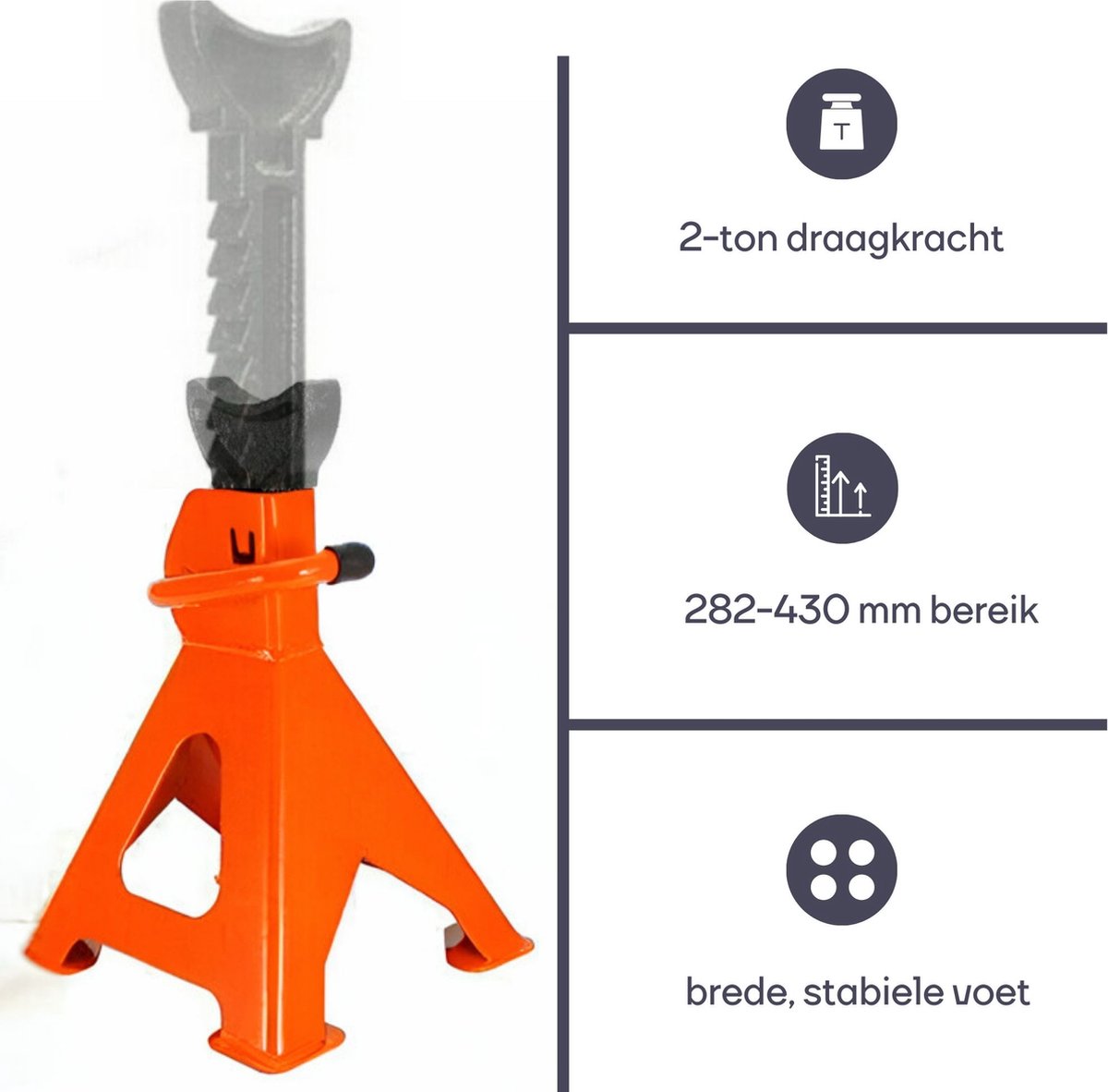 Set van 2 assteunen 12 ton RC USB 12 G | Prent Dordrecht