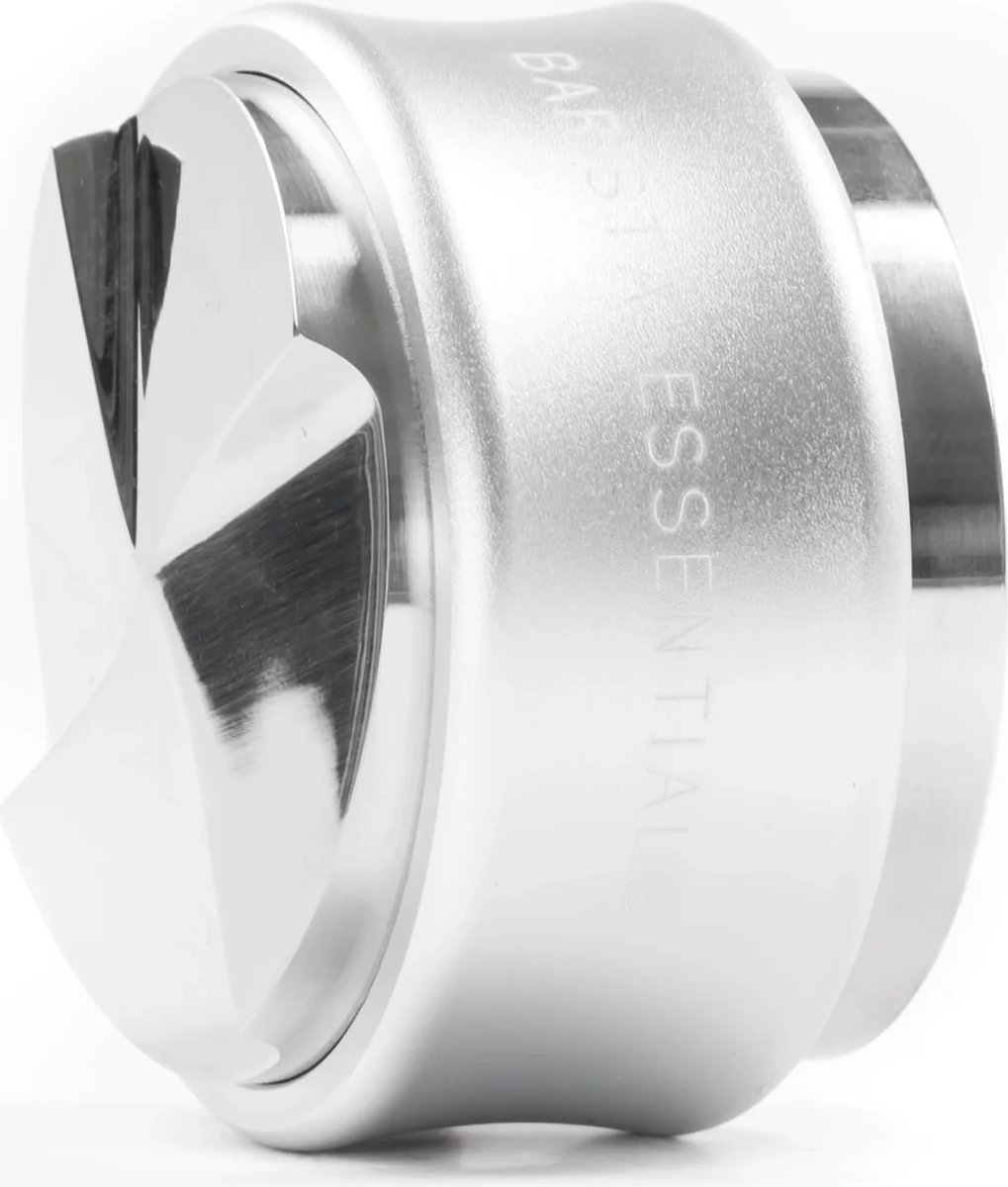 Tamper & Verdeler Combinatie – 58.5mm – E61 machines - Zwart - Koffie Tamper – Koffieverdeler - Espresso Tamper - Koffie Distributeur - 58mm - Koffie Stamper - Espresso Verdeler - E61 - ECM - Gaggia - Vibiemme – Espressomachine - Barista Essentials
