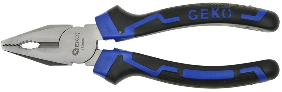 GEKO Universele combinatietang - precisie snijden - 180 mm - premium kwaliteit