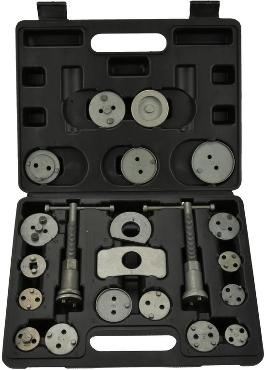 Jeu de réinitialisation des pistons de frein - Jeu de 21 pièces - Rotation à gauche et à droite