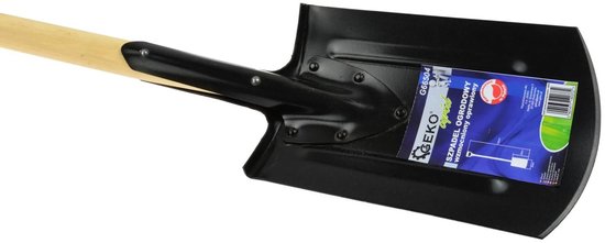 GEKO Tuinspade - Versterkt Stalen Blad - Houten D-Handvat - Ergonomisch - 120 cm van Geko — afbeelding 2