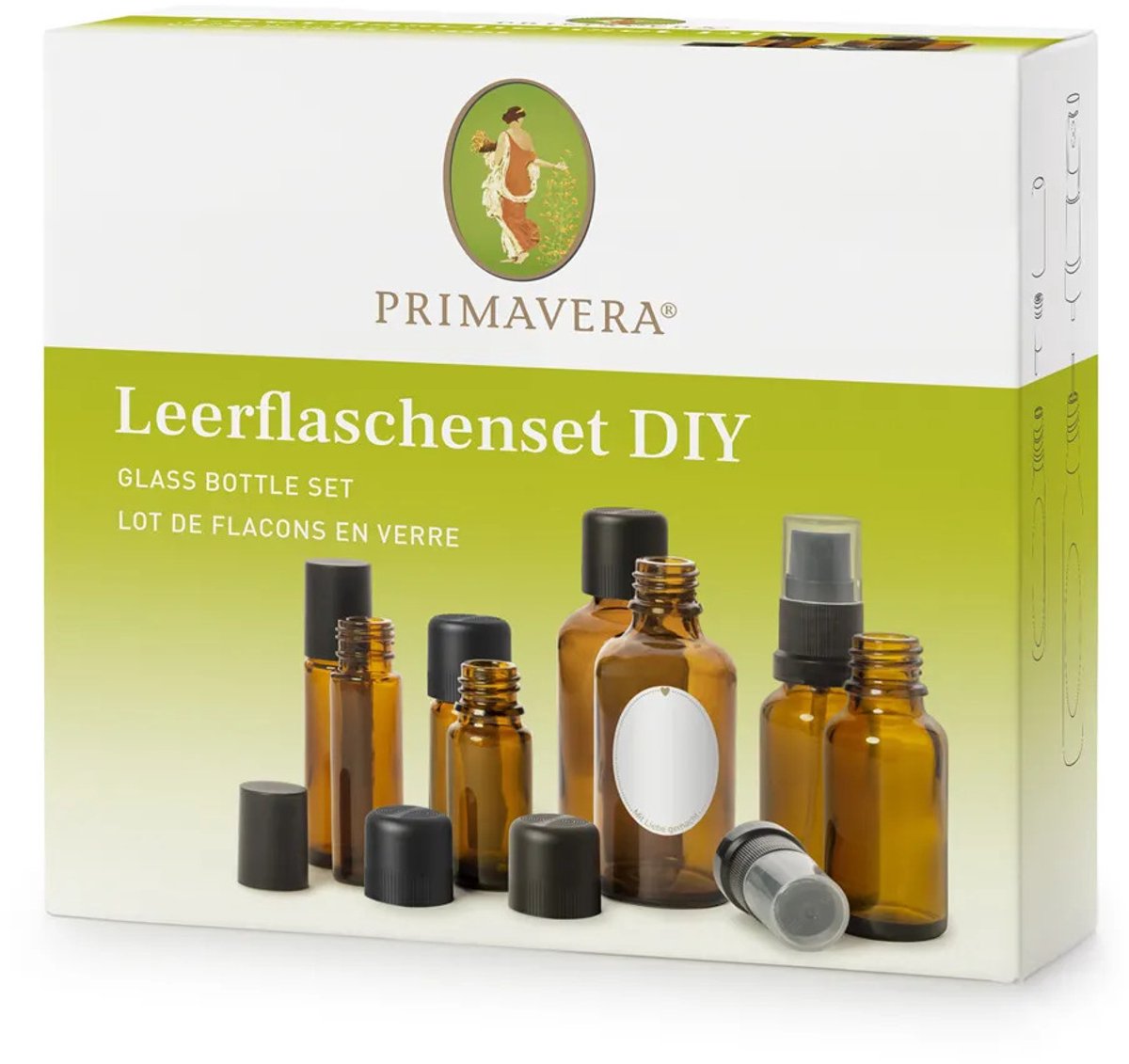 Primavera Glass Bottle Set (1 stuk)